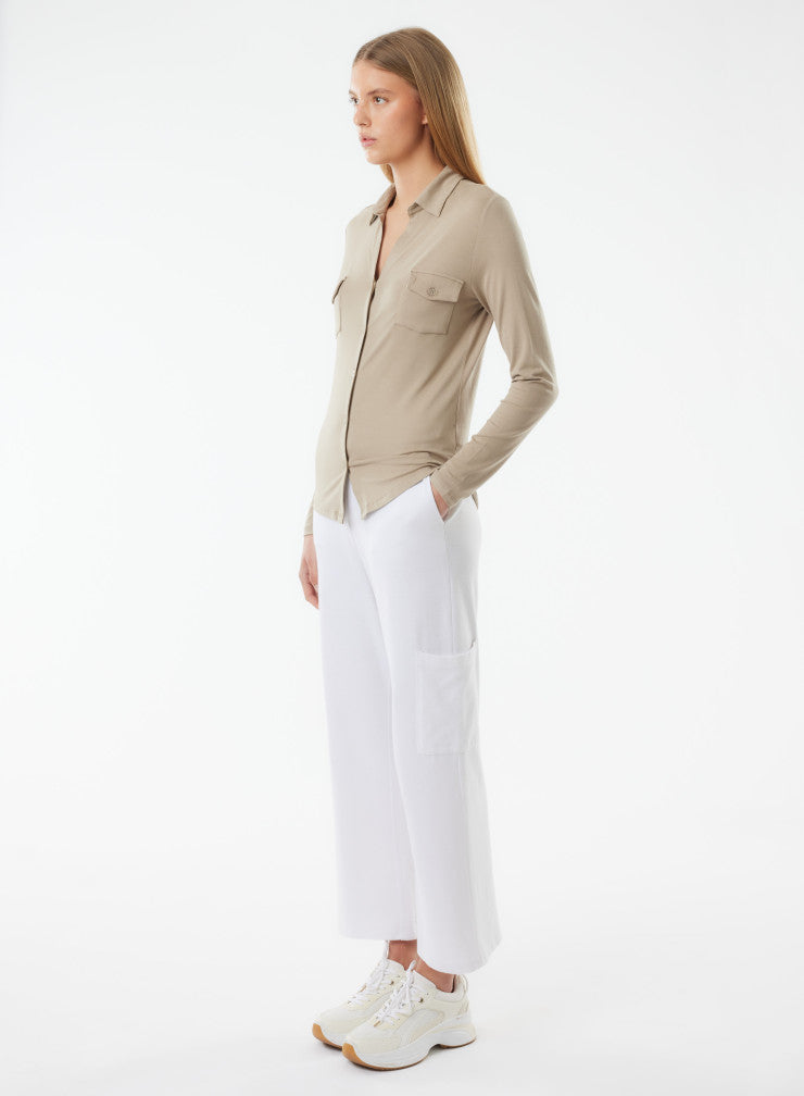 Soft Touch Long Sleeve Pocket Shirt - SHIRT - Majestic Filatures North America