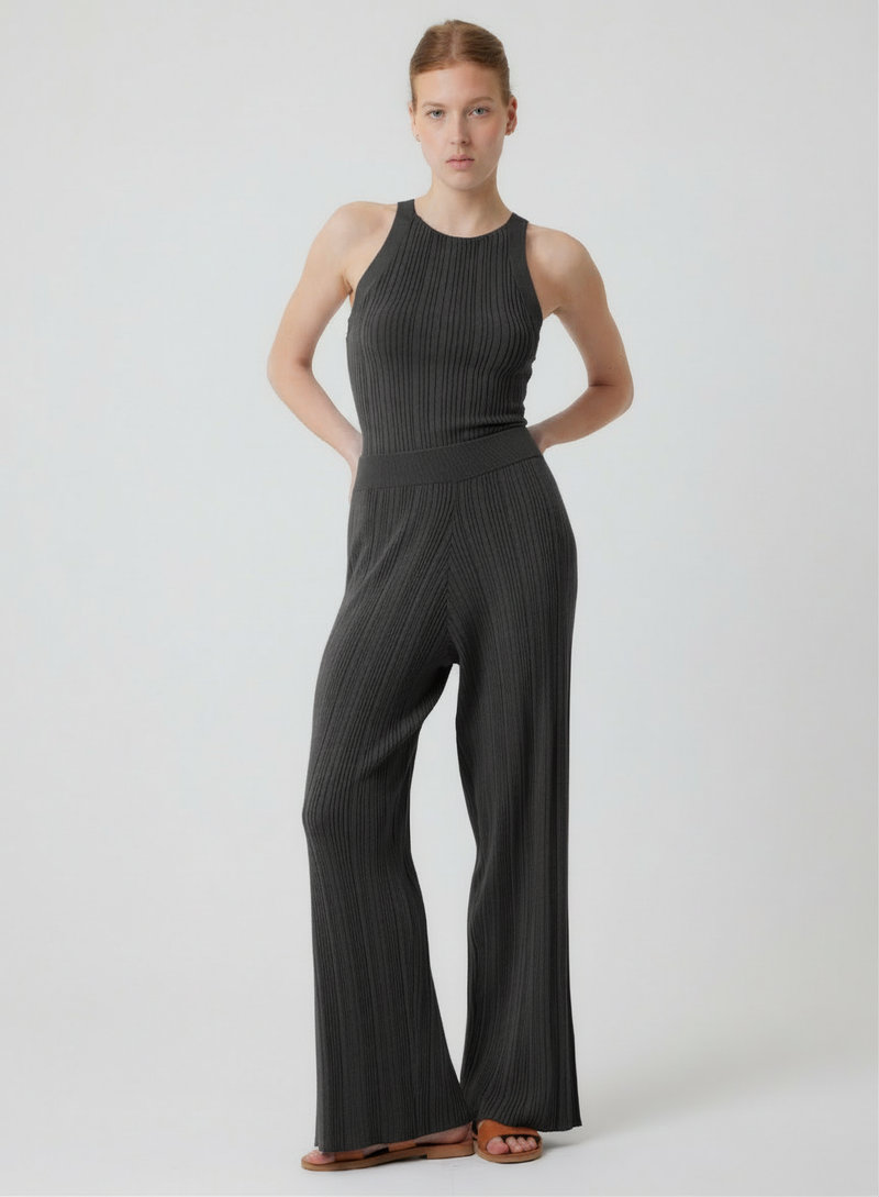 Stretch Organic Cotton Metallic Pant