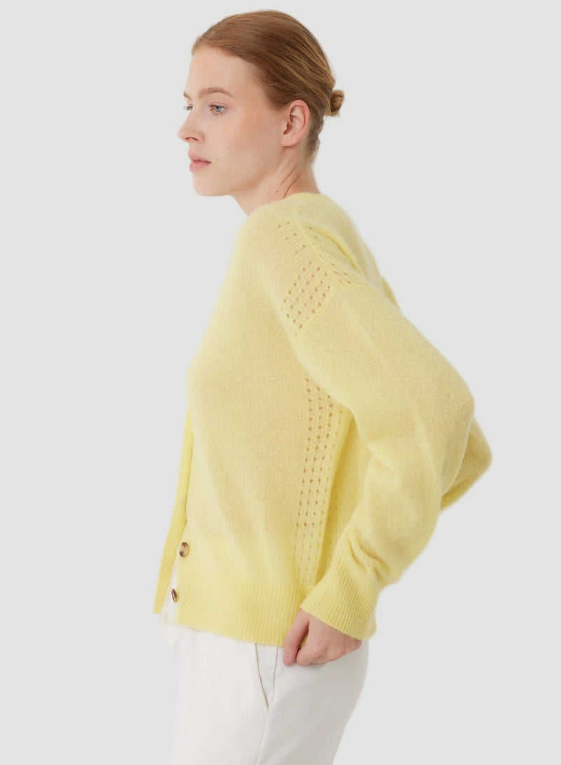 Cashmere Silk V-Neck Cardigan