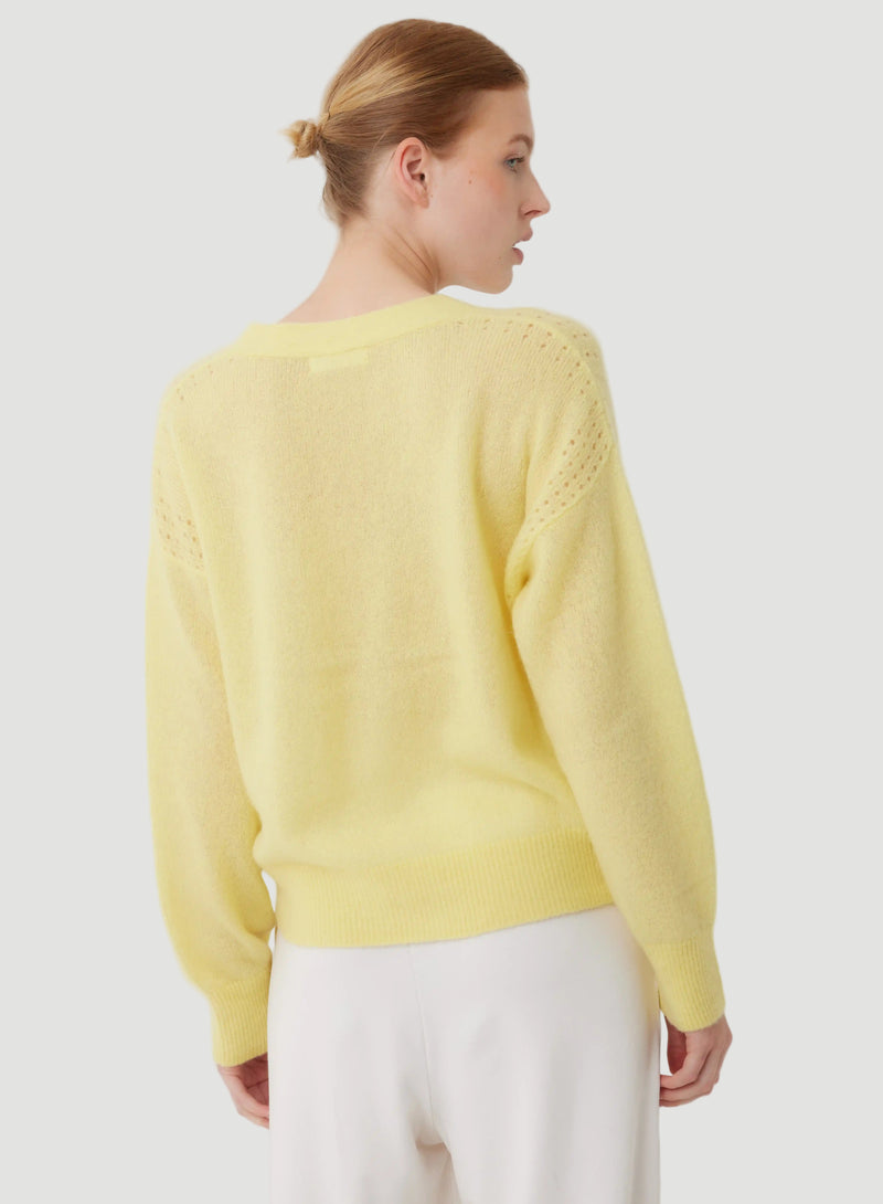 Cashmere Silk V-Neck Cardigan