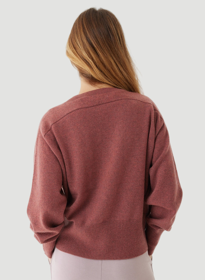 Cashmere Long Sleeve Pullover V-Neck