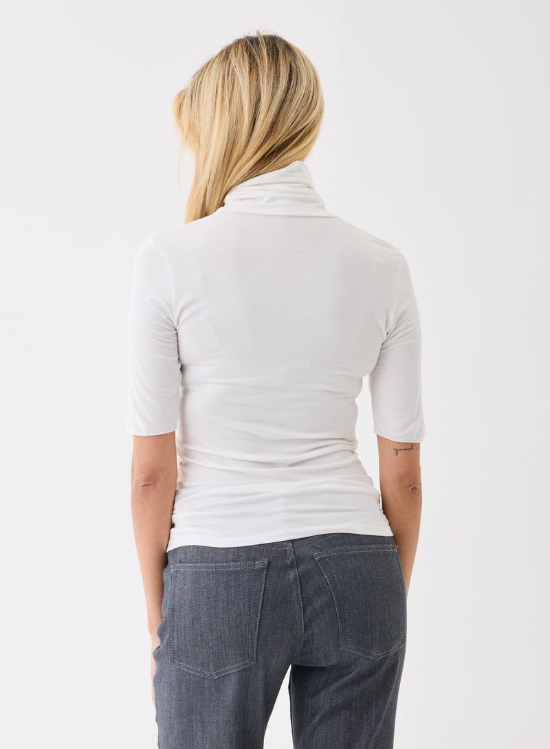 Soft Touch Elbow Sleeve Turtleneck
