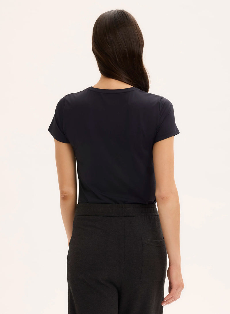 Ultra Sculpting Jersey Short Sleeve Crewneck