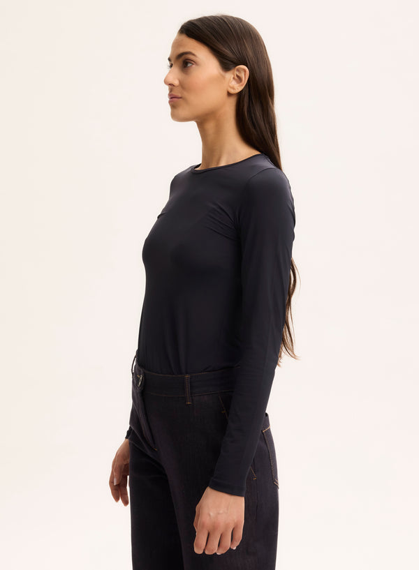 Ultra Sculpting Jersey Long Sleeve Crewneck