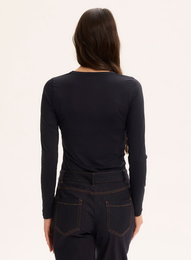 Ultra Sculpting Jersey Long Sleeve Crewneck