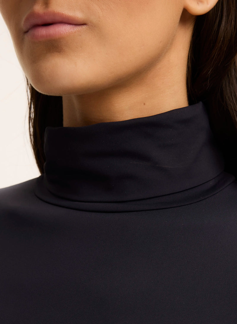 Ultra Sculpting Jersey Long Sleeve Turtleneck