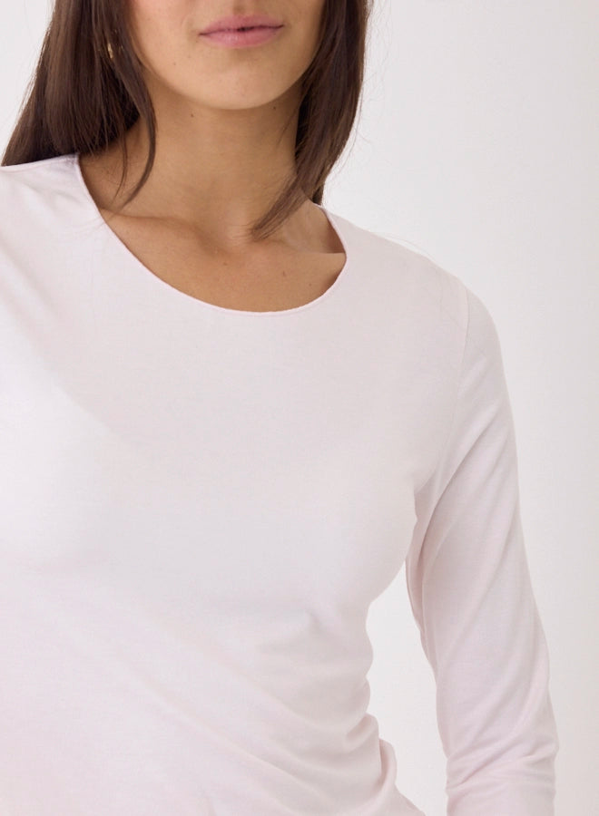 Soft Touch Long Sleeve Merrow Edge Boatneck T-Shirt
