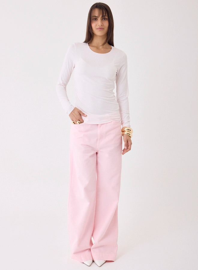 Soft Touch Long Sleeve Merrow Edge Boatneck T-Shirt