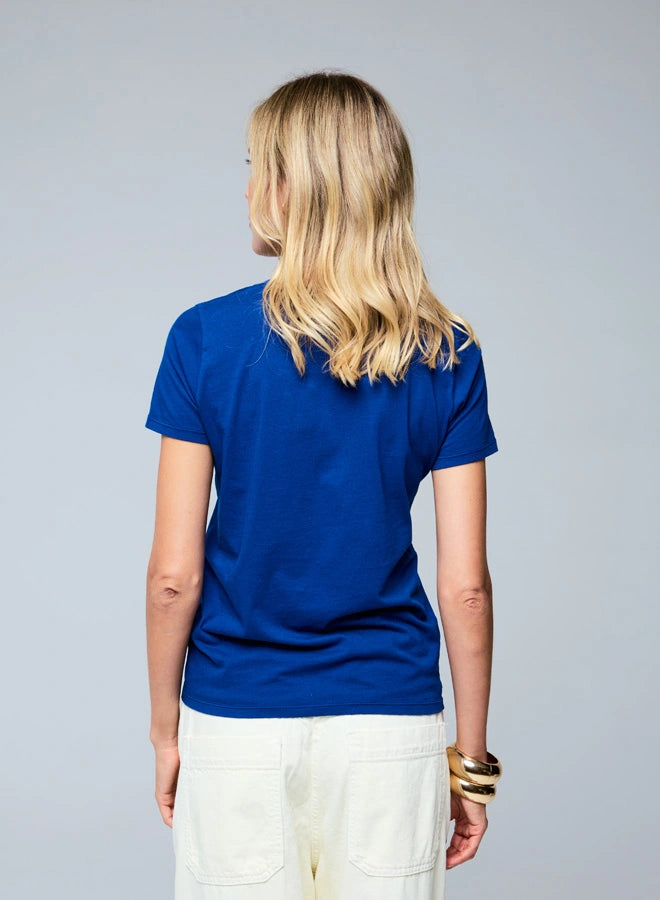 Cotton 'Silk Touch' Short Sleeve Semi-Relaxed V-Neck T-Shirt
