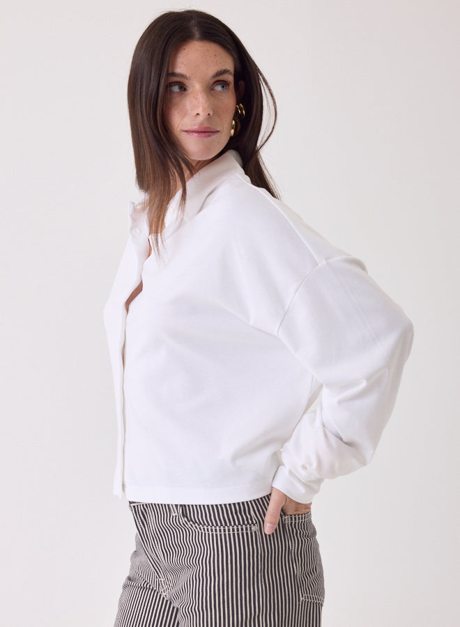 Suprima Cotton Interlock Semi Relaxed Long Sleeve Shirt
