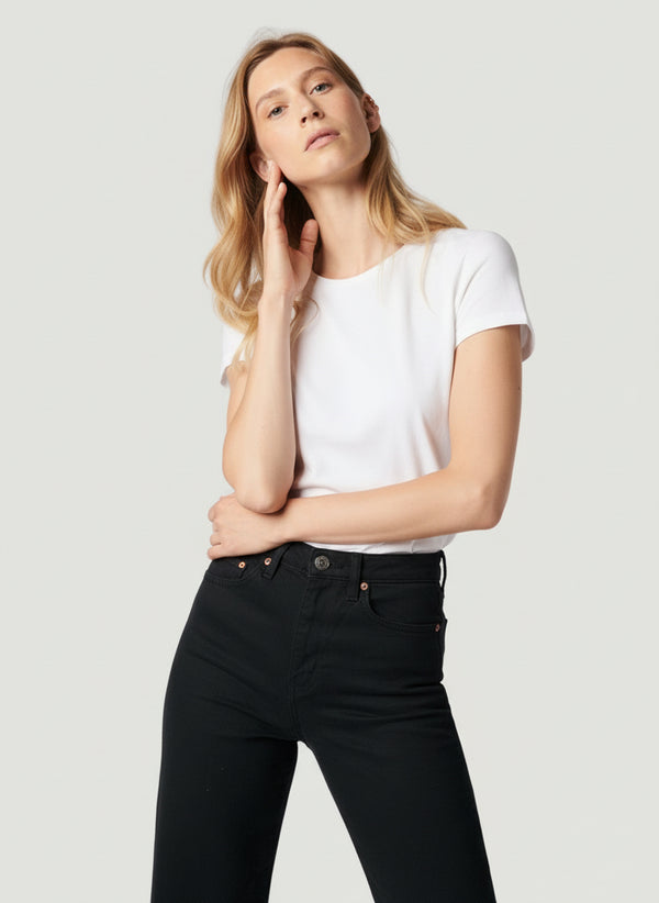 crewneck t shirt​ | Luxurious Soft Touch Short Sleeve Crew Neck T