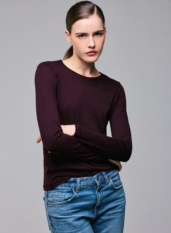 Soft Touch Long Sleeve Crewneck T-Shirt