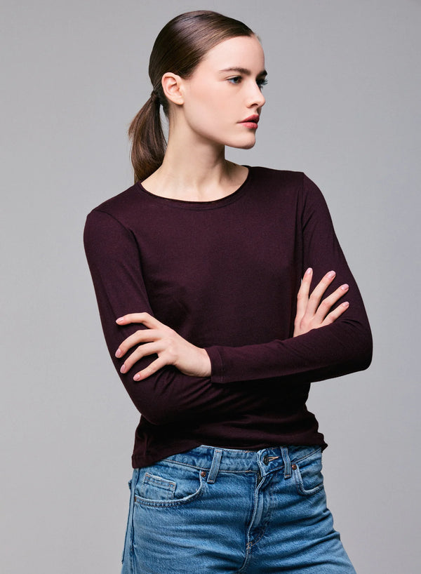 Soft Touch Long Sleeve Crewneck T-Shirt