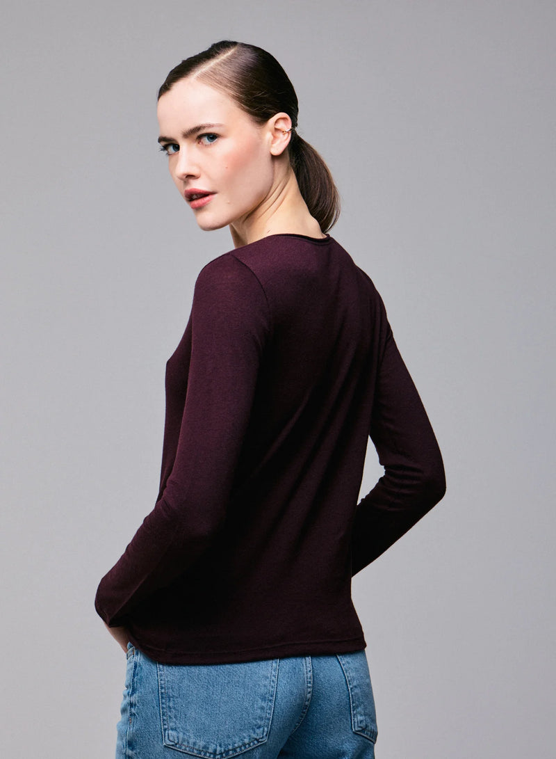 Soft Touch Long Sleeve Crewneck T-Shirt