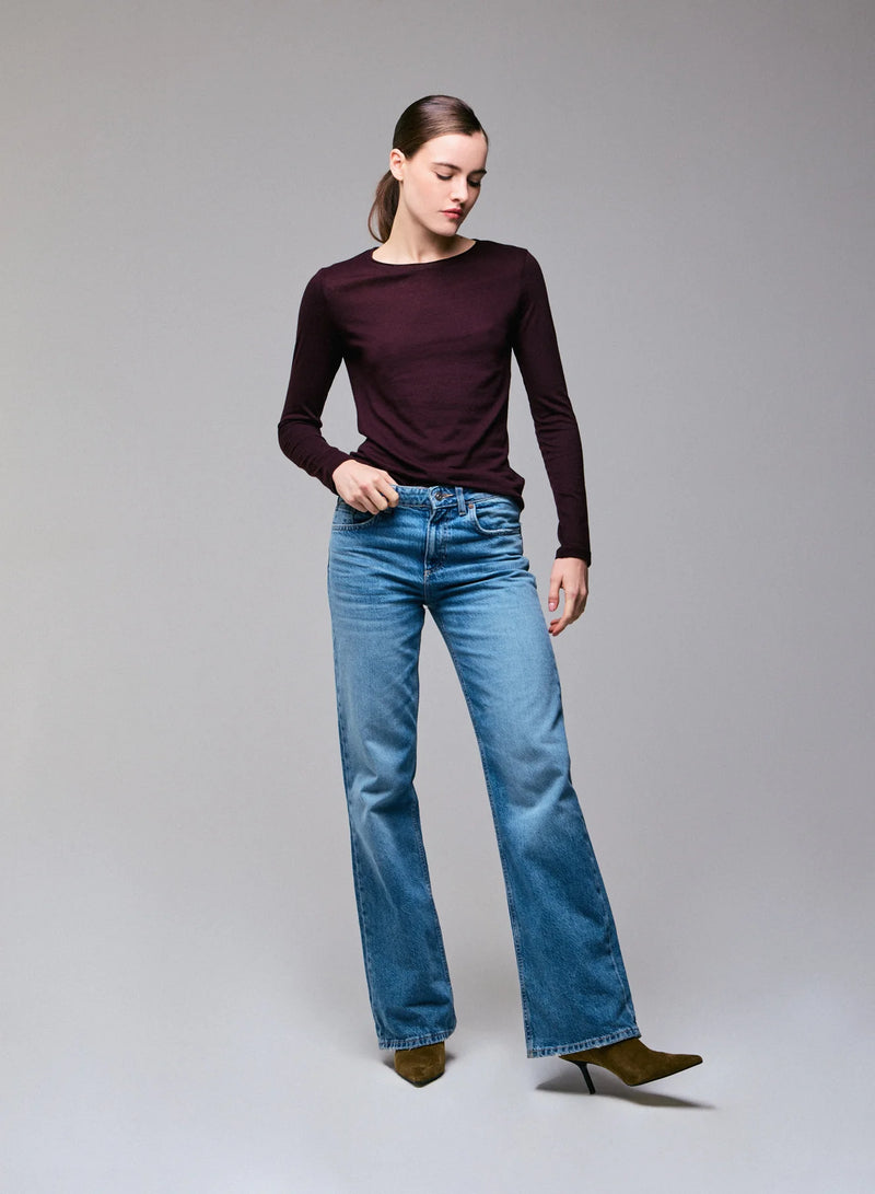 Soft Touch Long Sleeve Crewneck T-Shirt