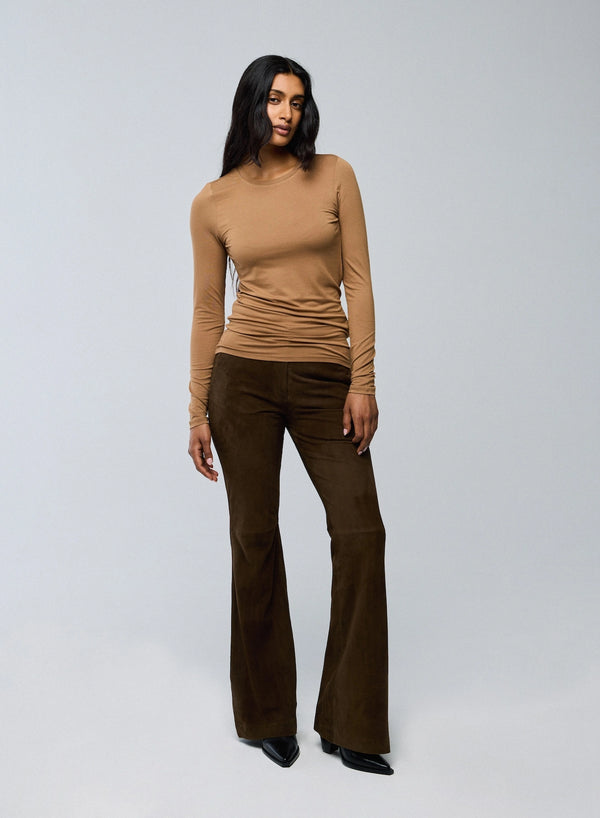 Soft Touch Long Sleeve Crewneck T-Shirt