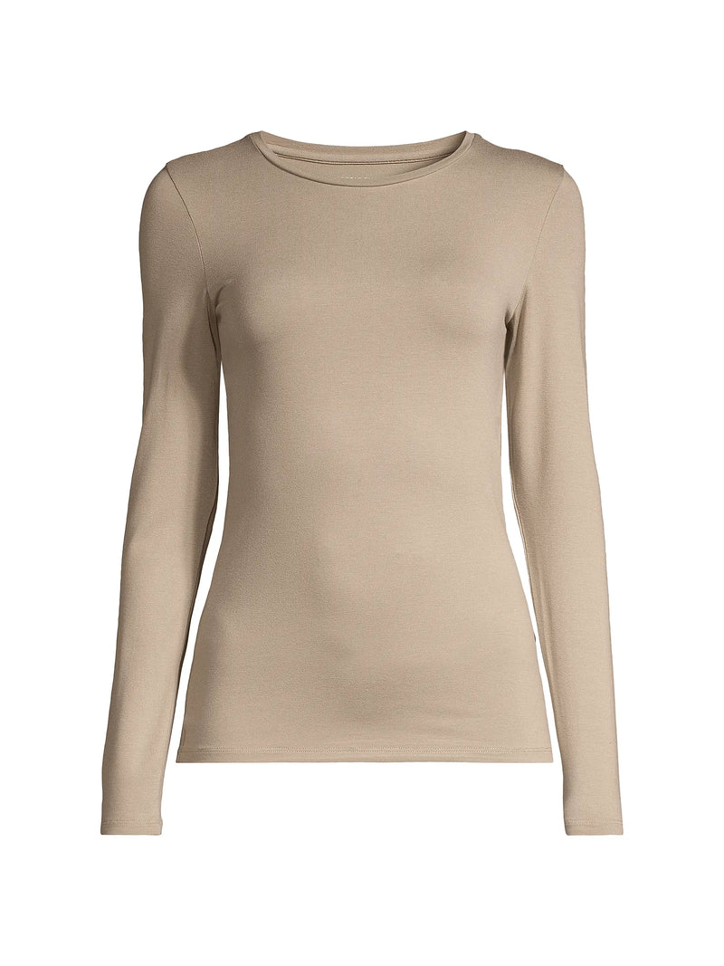 Soft Touch Long Sleeve Crewneck T-Shirt