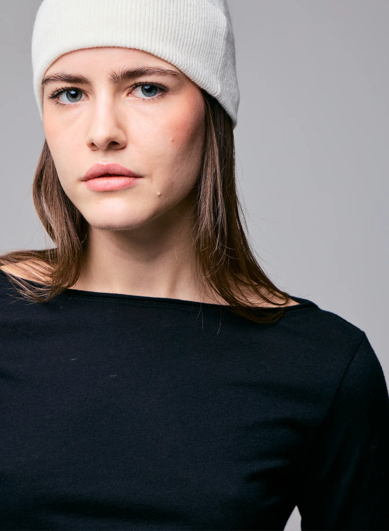 Soft Touch Long Sleeve Merrow Edge Boatneck T-Shirt