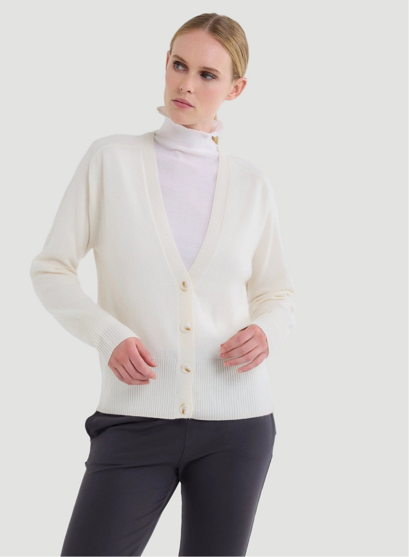 Cashmere V-Neck Cardigan