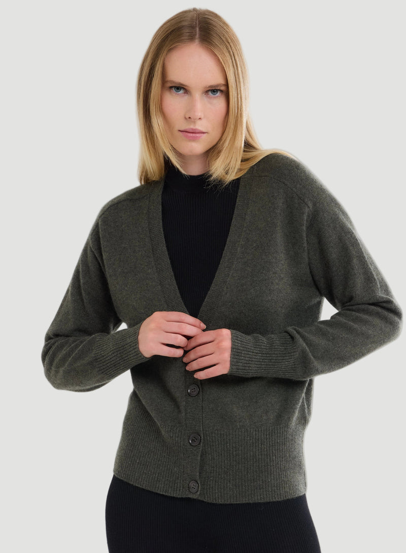Cashmere V-Neck Cardigan