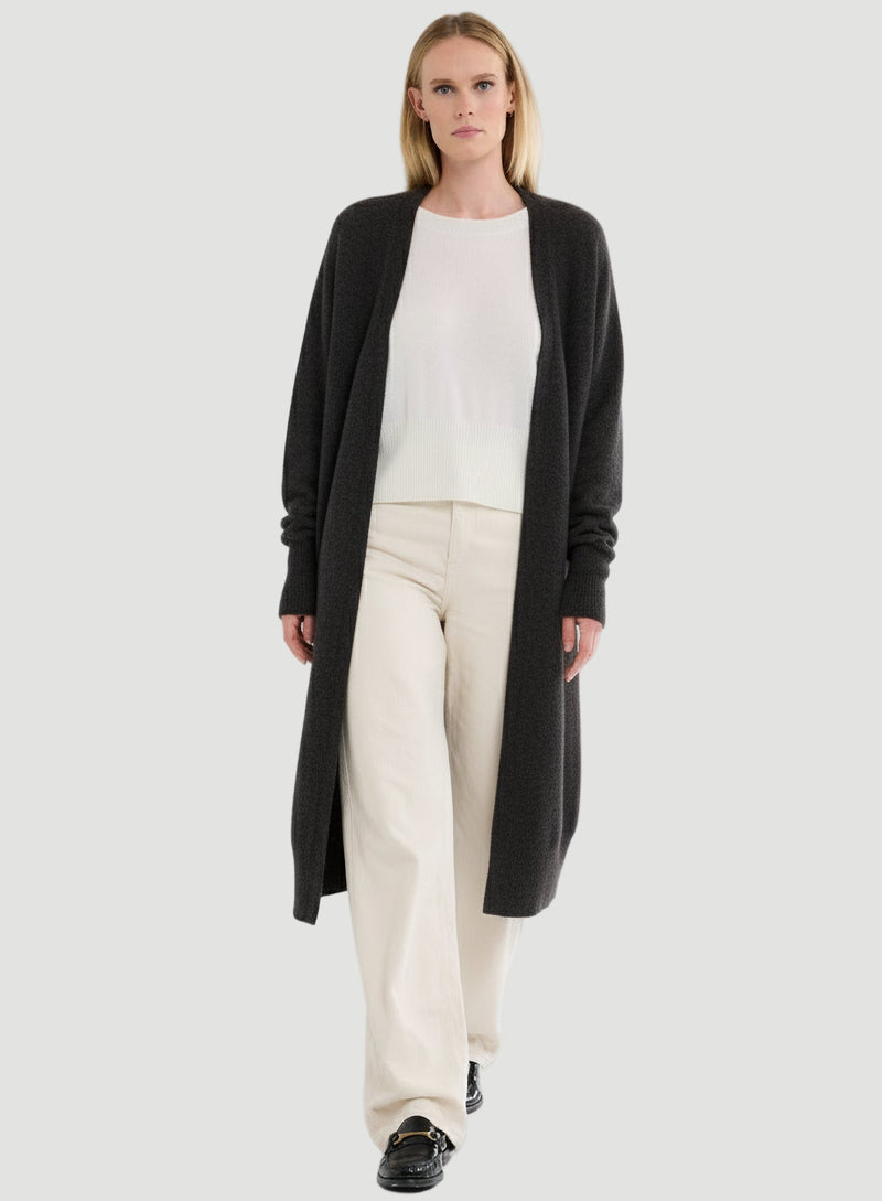 Cashmere V-Neck Maxi Cardigan