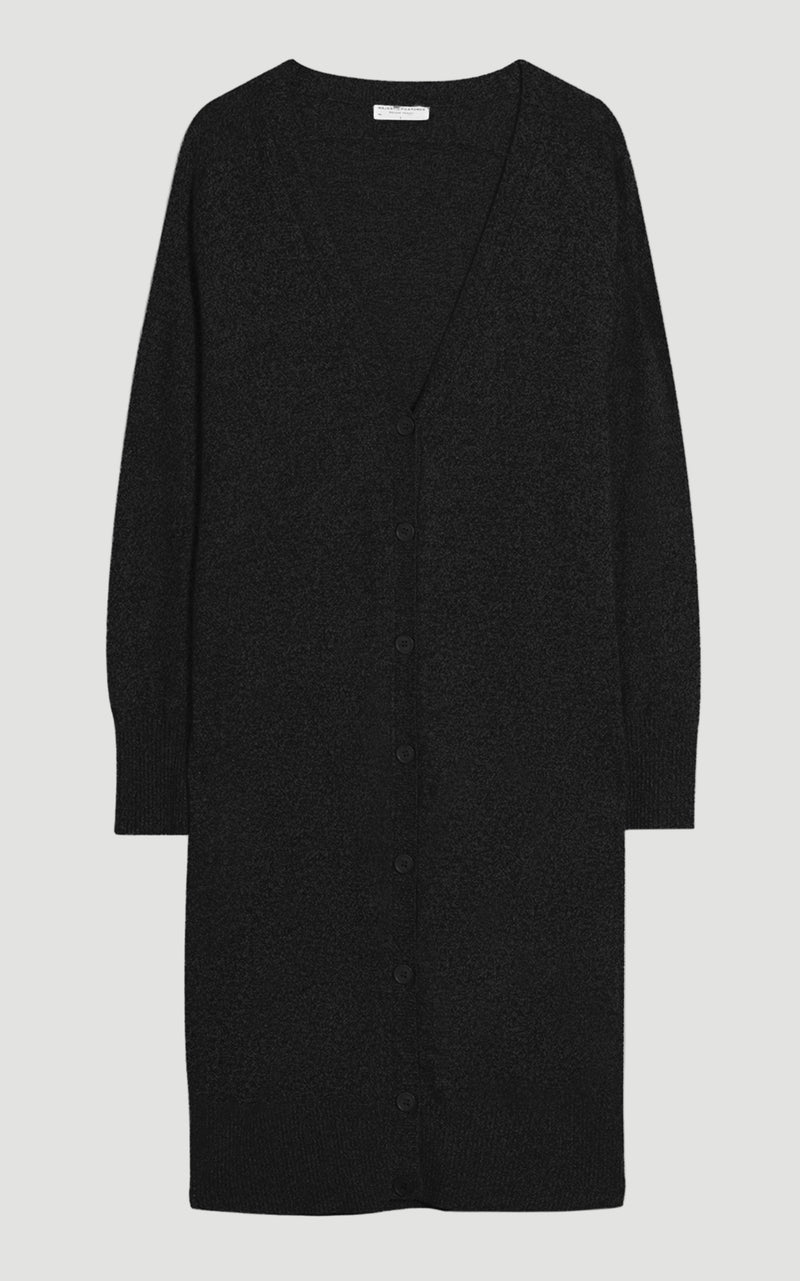 Cashmere V-Neck Maxi Cardigan
