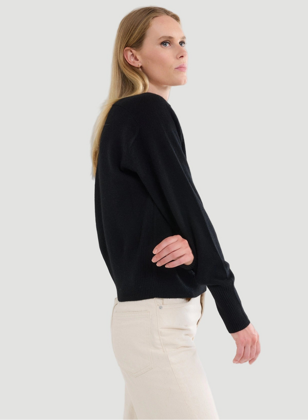 Cashmere Long Sleeve Pullover Crewneck