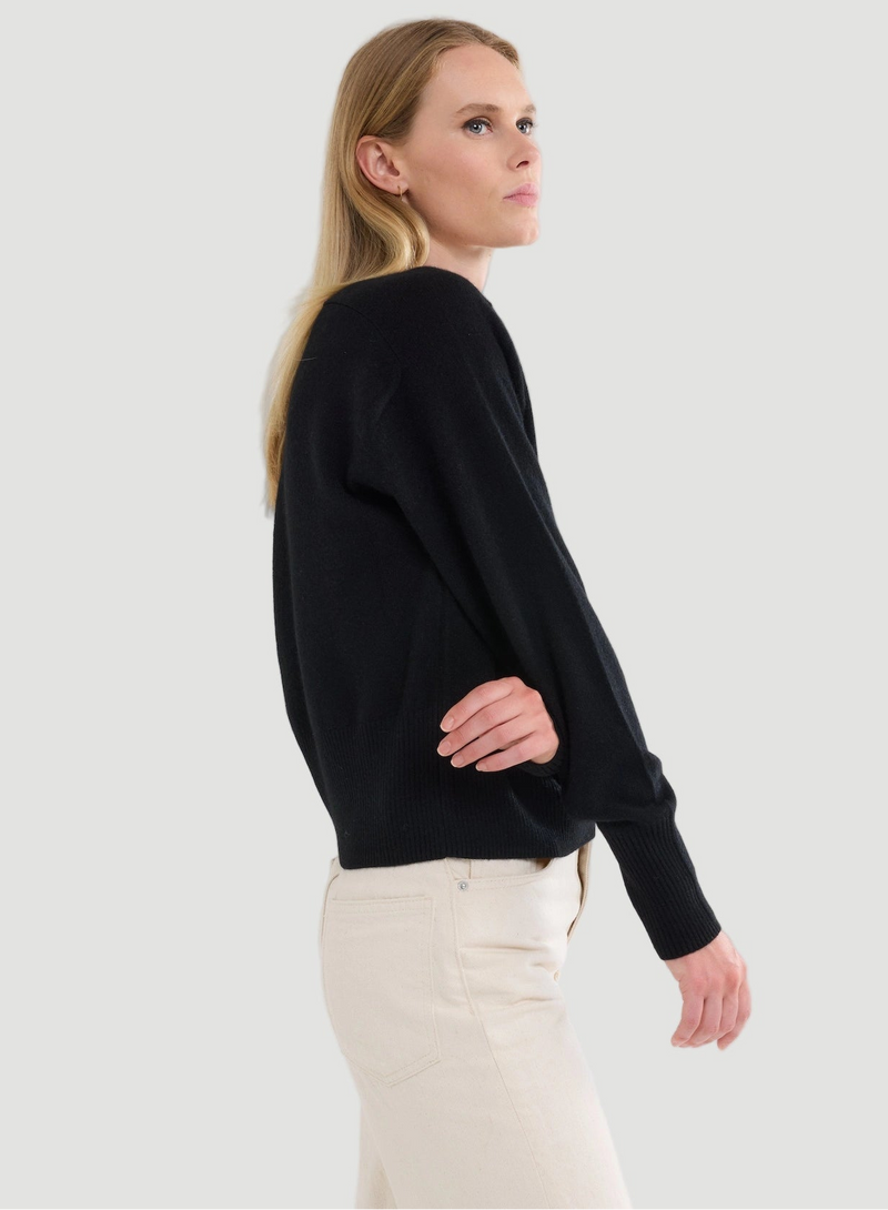 Cashmere Long Sleeve Pullover Crewneck