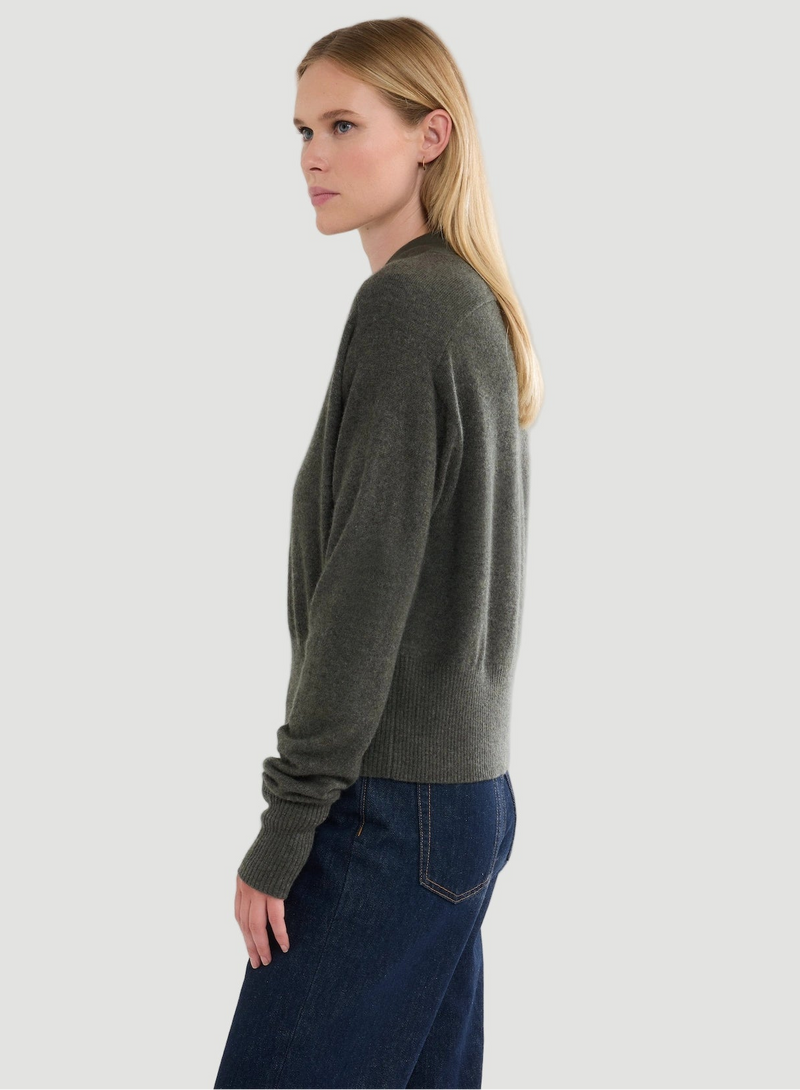 Cashmere Long Sleeve Pullover Crewneck