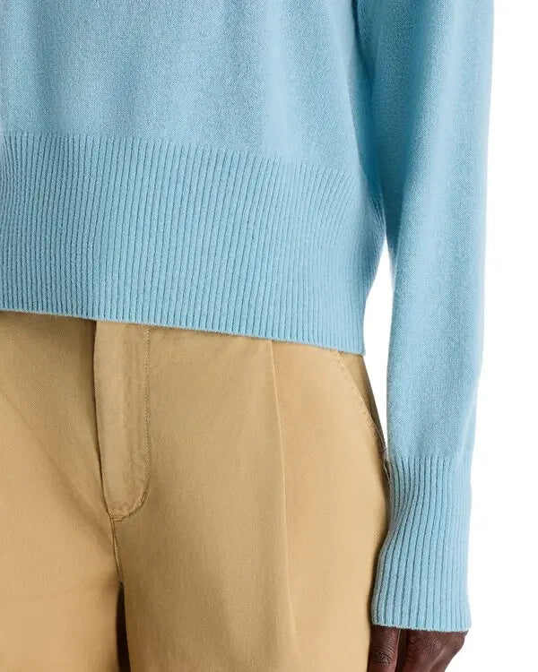 Cashmere Long Sleeve Pullover Crewneck