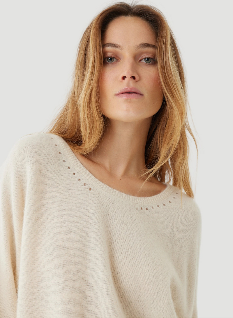 Ultra Soft Knit Elbow Sleeve Pullover