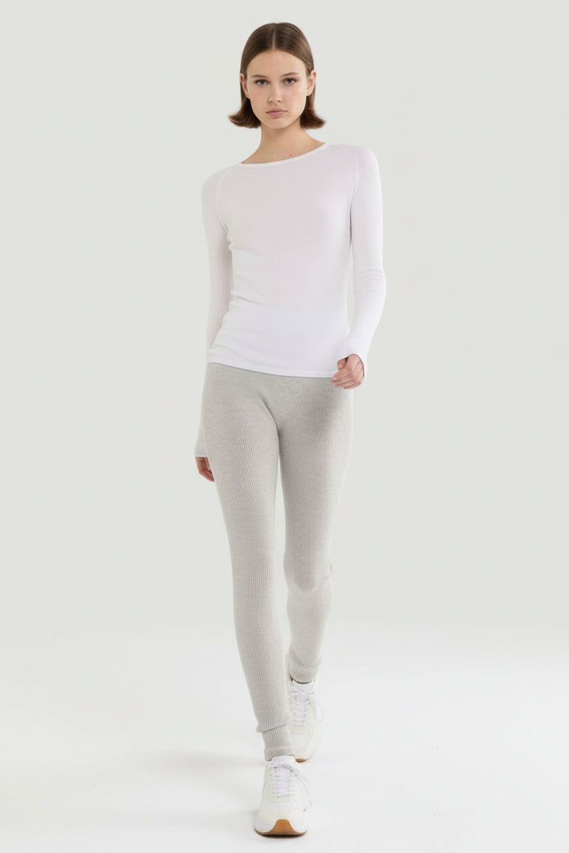 Merino Micro Rib Merino Silk Micro Rib Long Sleeve Knit Crewneck – Majestic Filatures ...