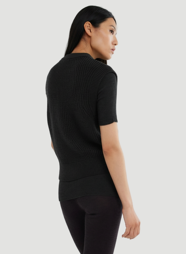 Merino Rib Knit Vest