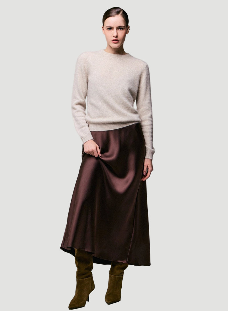 Ultra Soft Merino Knit Long Sleeve Boatneck Sweater