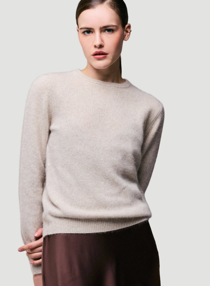 Ultra Soft Merino Knit Long Sleeve Boatneck Sweater