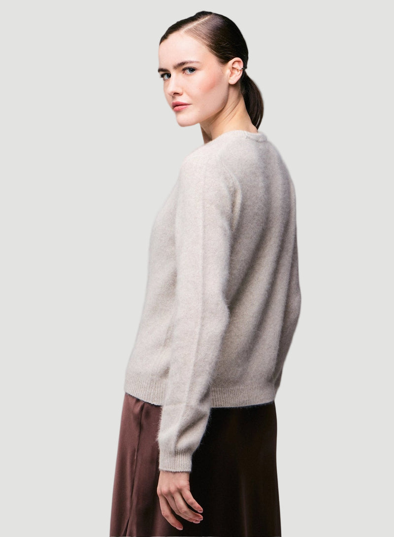 Ultra Soft Merino Knit Long Sleeve Boatneck Sweater