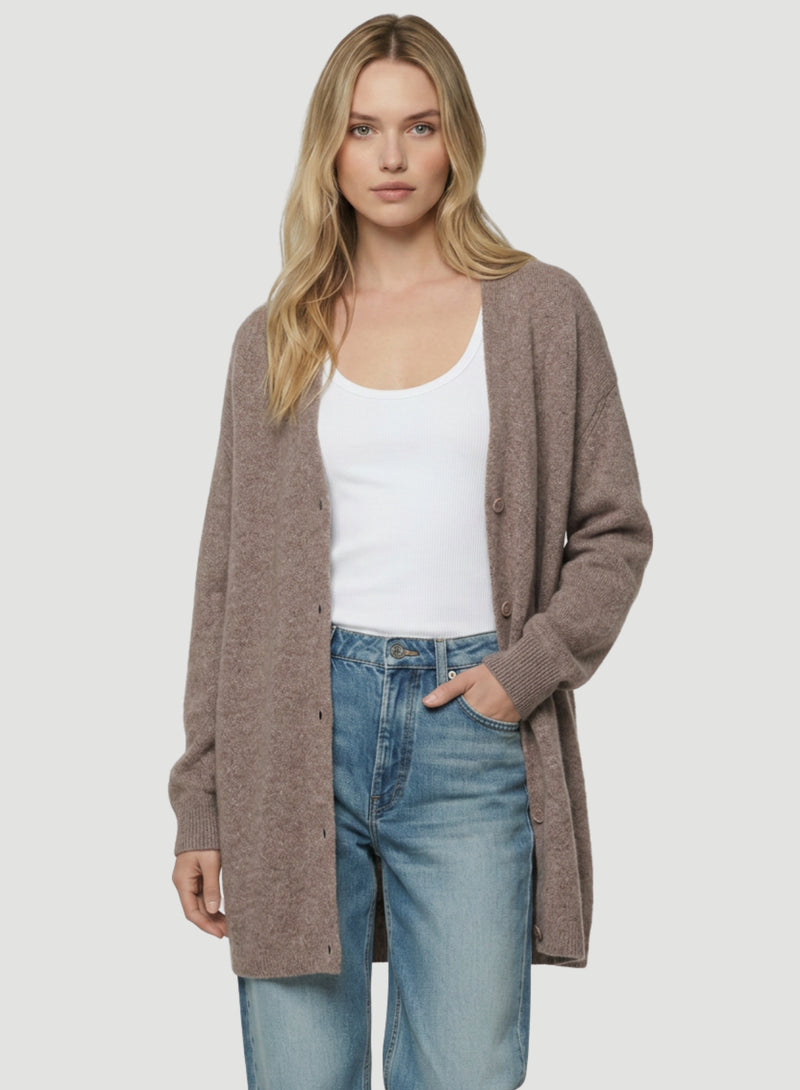 Ultra Soft Merino Midi Cardigan