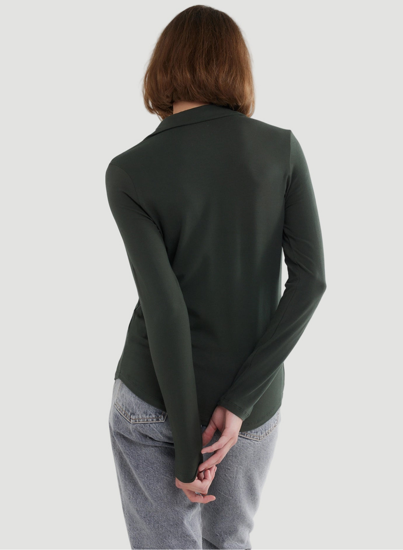 Soft Touch Long Sleeve Pocket Shirt