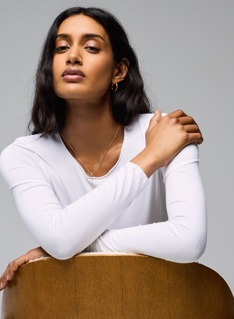 Soft Touch Long Sleeve Merrow Edge Boatneck T-Shirt - BOATNECK L/S - Majestic Filatures North America