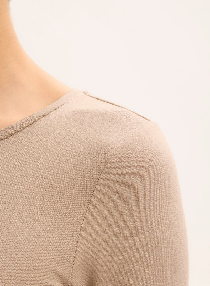 Soft Touch Long Sleeve Crewneck T-Shirt
