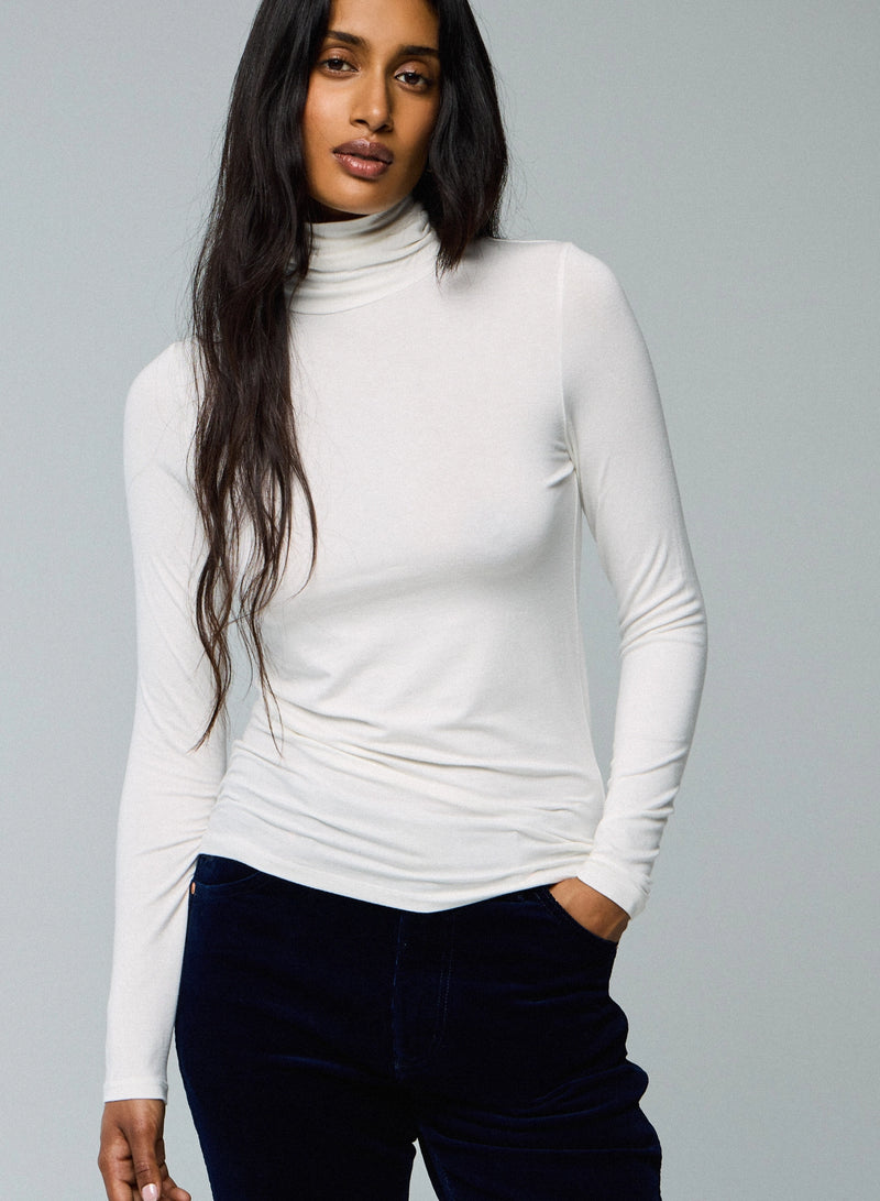 Soft Touch Long Sleeve Turtleneck - TURTLENECK L/S - Majestic Filatures North America
