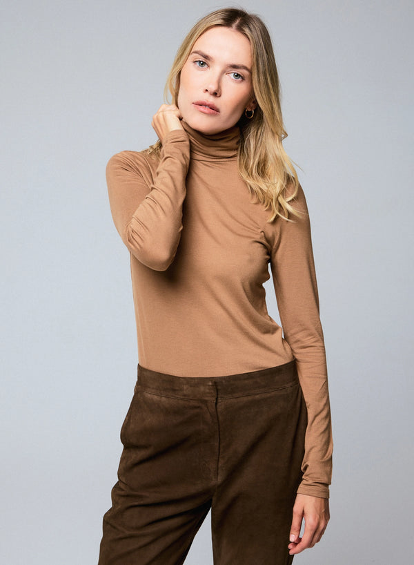 Soft Touch Long Sleeve Turtleneck - TURTLENECK L/S - Majestic Filatures North America