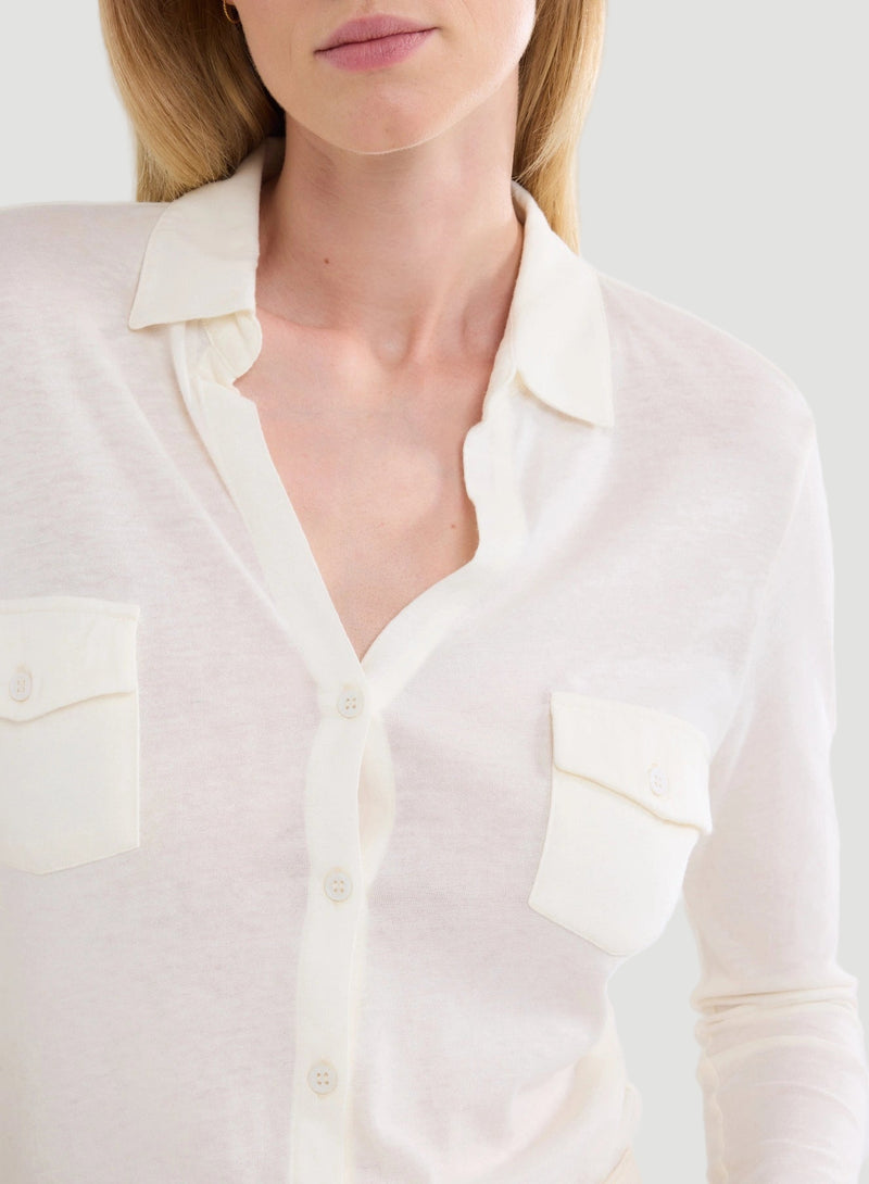 Soft Touch Long Sleeve Pocket Shirt