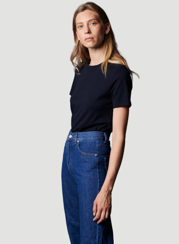 Soft Touch Semi Relaxed Short Sleeve Crewneck T-Shirt