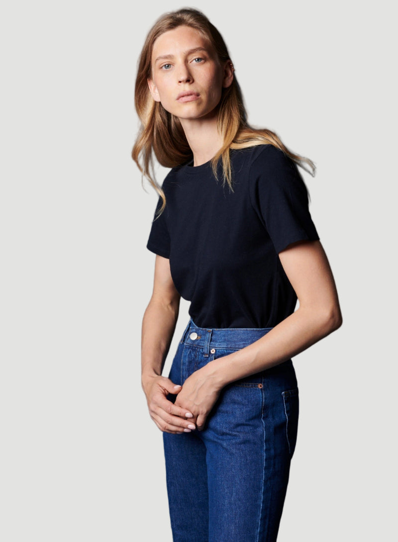 Soft Touch Semi Relaxed Short Sleeve Crewneck T-Shirt