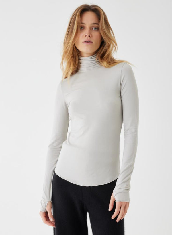 Soft Touch Long Sleeve Mock Neck Turtleneck