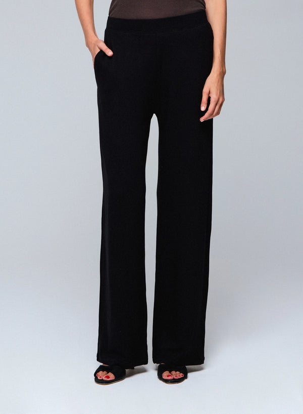 French Terry Wide Leg Pant