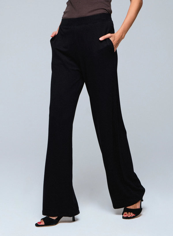 French Terry Wide Leg Pant