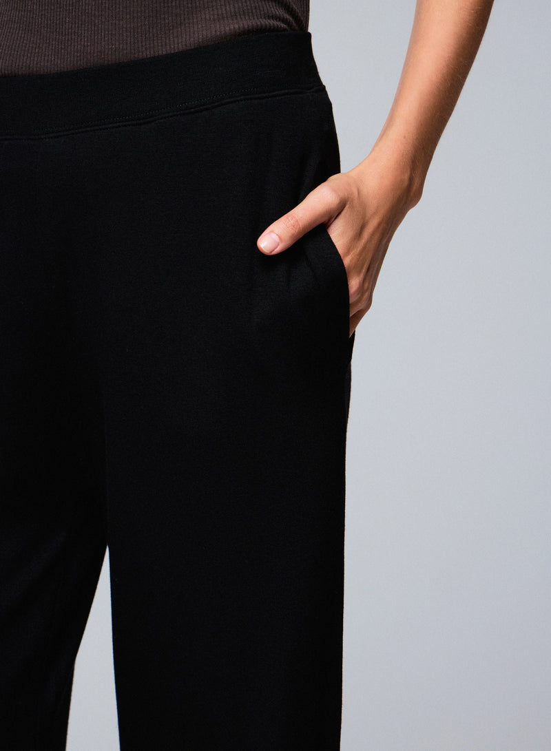 French Terry Wide Leg Pant - BOTTOMS - Majestic Filatures North America