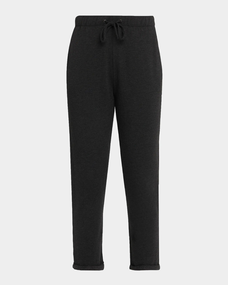 French Terry Drawstring Pant With Cuff - BOTTOMS - Majestic Filatures North America